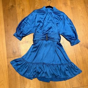 Blue Alexis mini dress in size medium